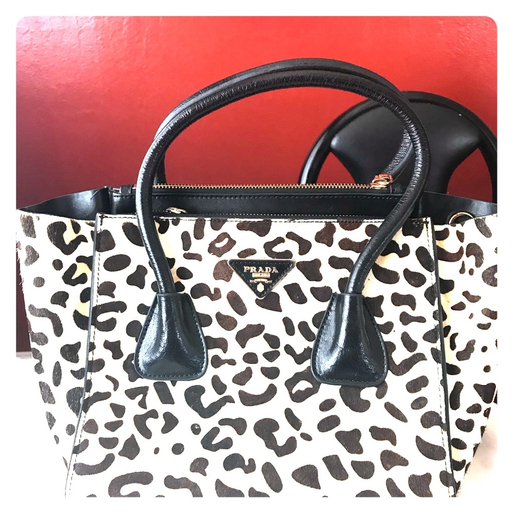 Prada leopard bag
